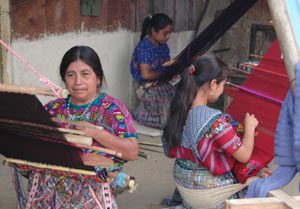 Mayan Women Weaving
