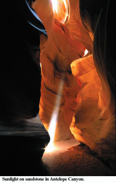 photographing slot canyons